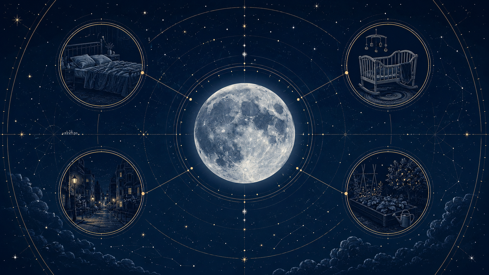 Pleine Lune au centre d
