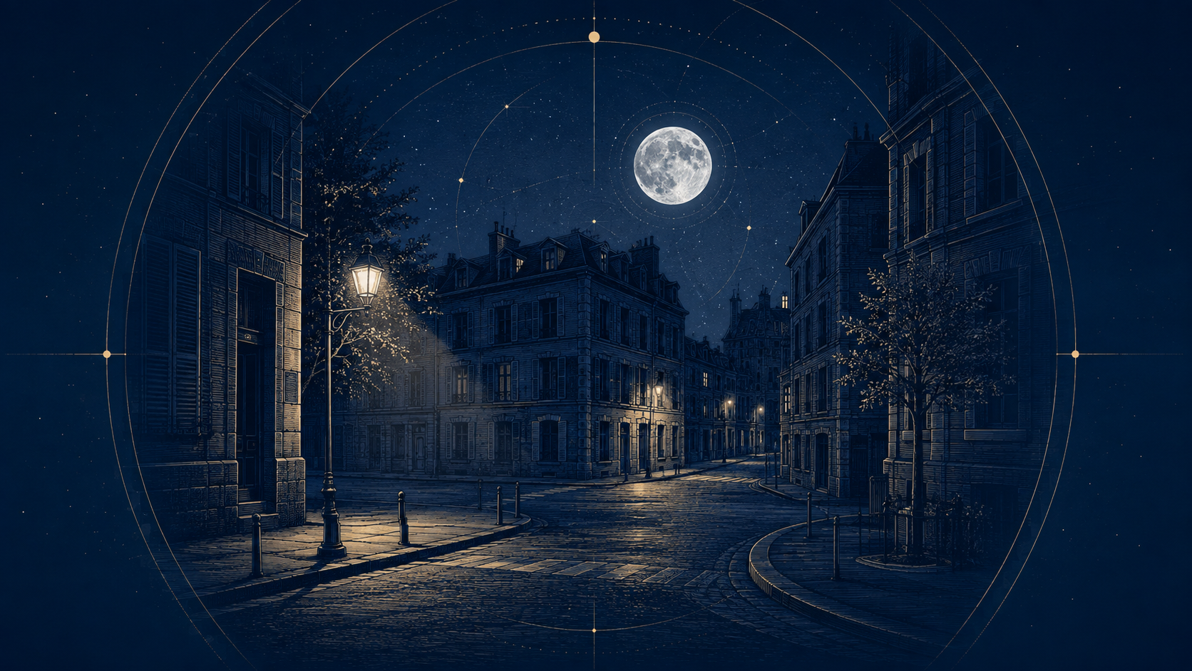 Illustration nocturne d