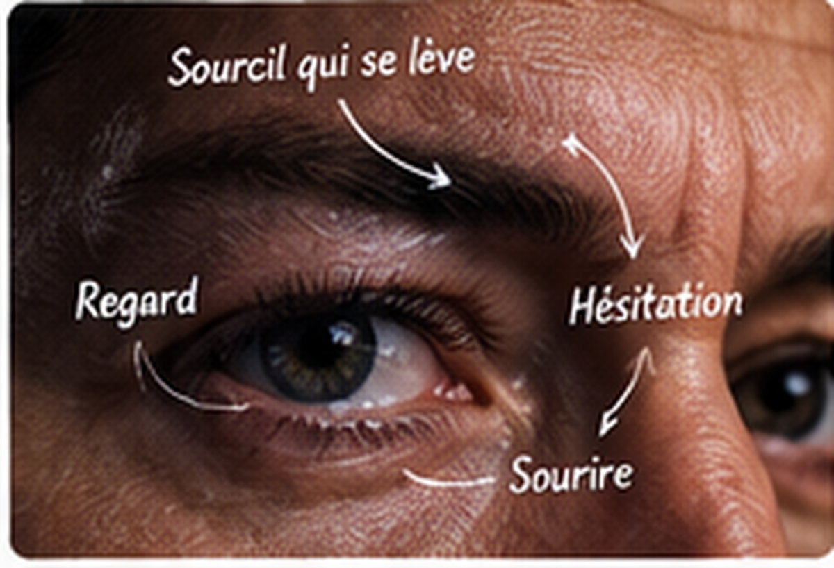 Expressions du visage et réactions non verbales