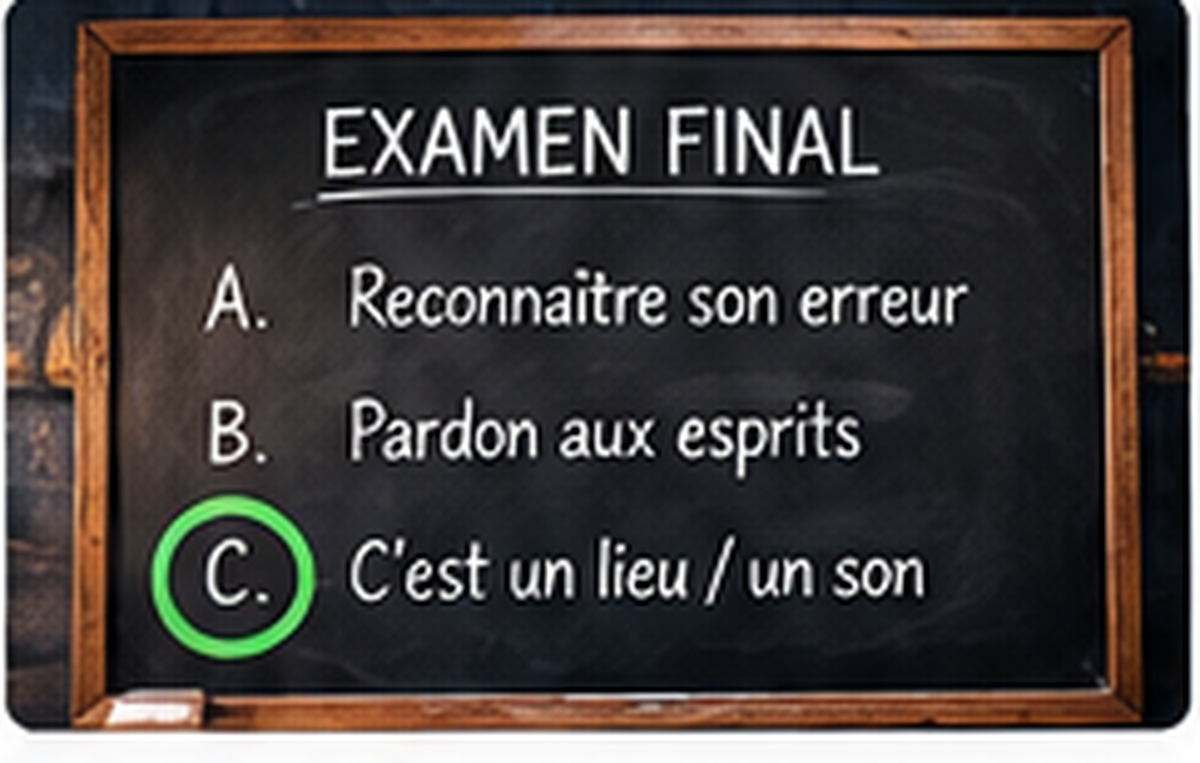Examen final de la formation humoristique de médium