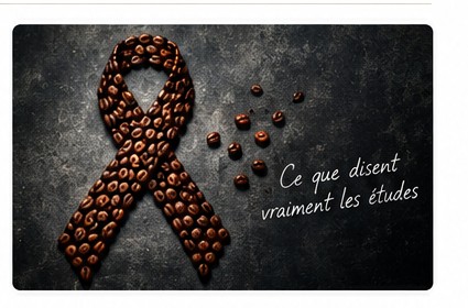 Illustration scientifique autour du café et du risque de cancer
