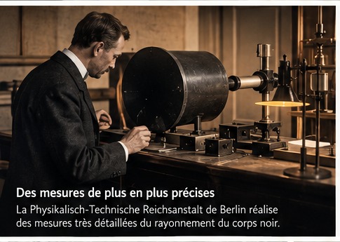 Max Planck : l’équation qui a fait dérailler la physique classique Mesures expérimentales du rayonnement thermique à Berlin